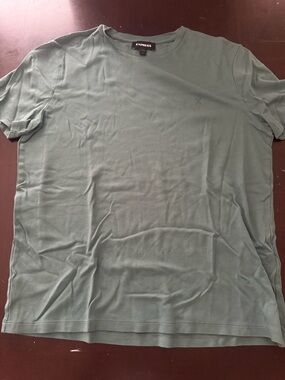 Express Men’s Crewneck Tee in Sage Green